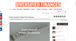 Desktop Screenshot of diversifiedfinances.com